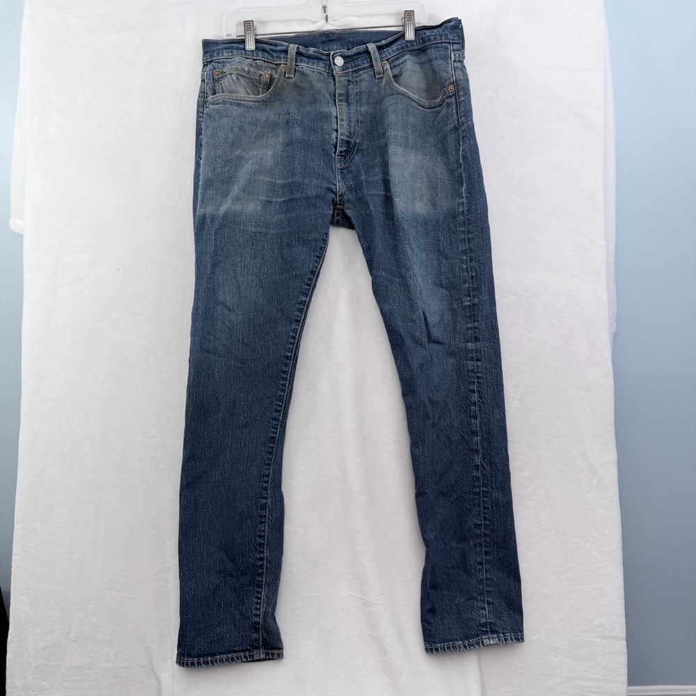 Levis 507 Jeans Mens 34x32 (34x30) Blue Slim Bootcut